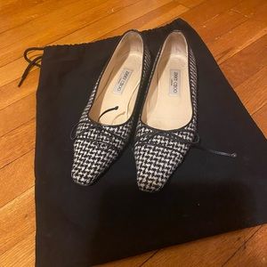 JIMMY CHOO HOUNDSTOOTH FLATS